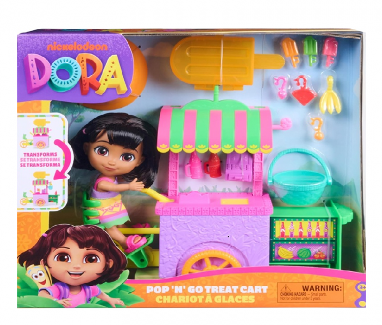 Dora , Carrito de Golosinas Pop 'N' Go Treat Cart