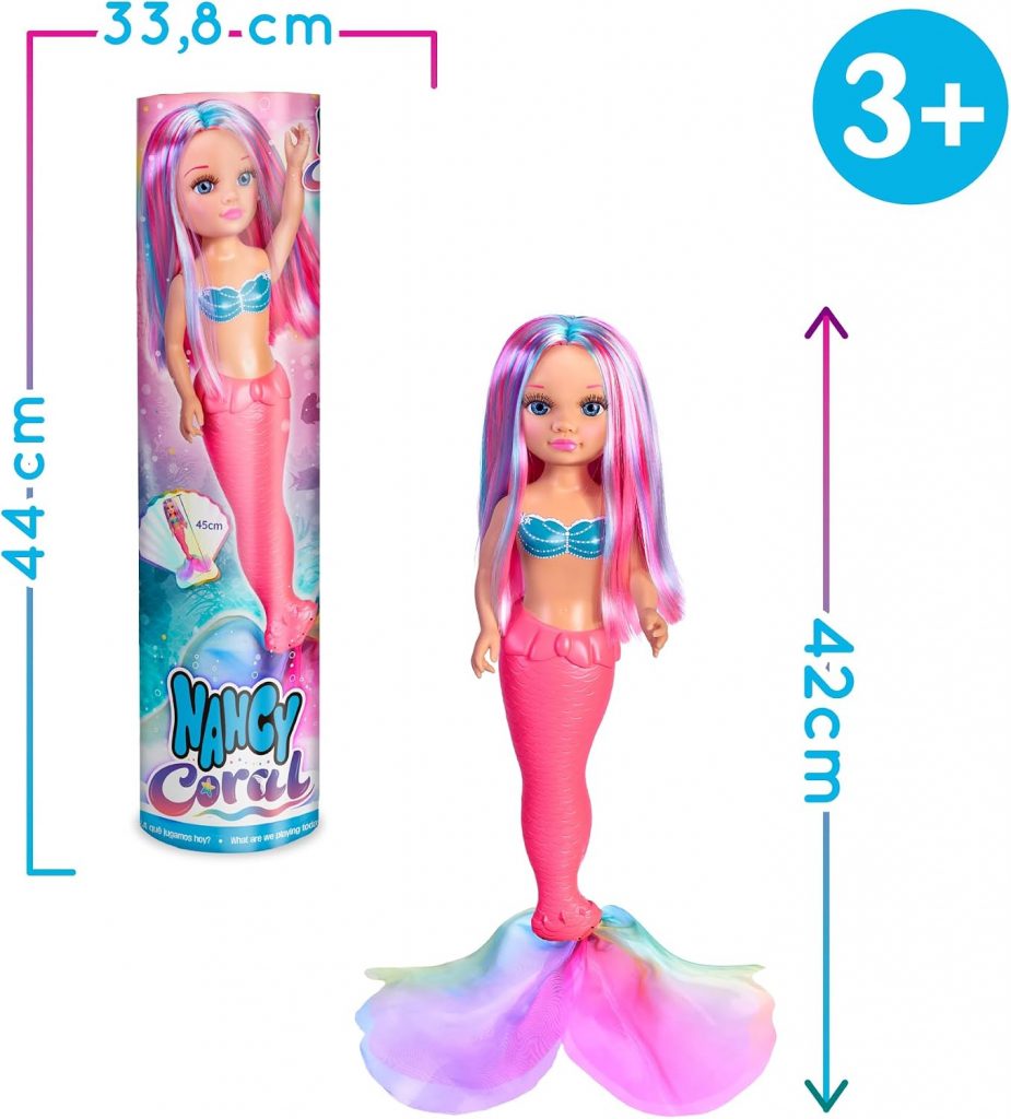Muñeca Nancy Sirena Coral