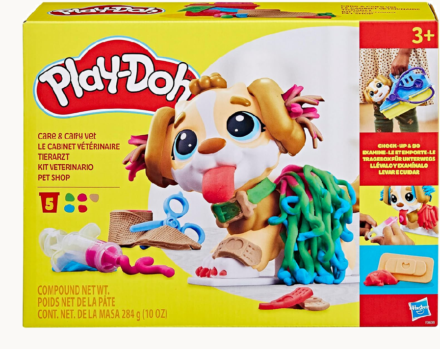Set de Juegos Play-Doh  Kit Veterinario con Cachorro  Marca Hasbro F3639